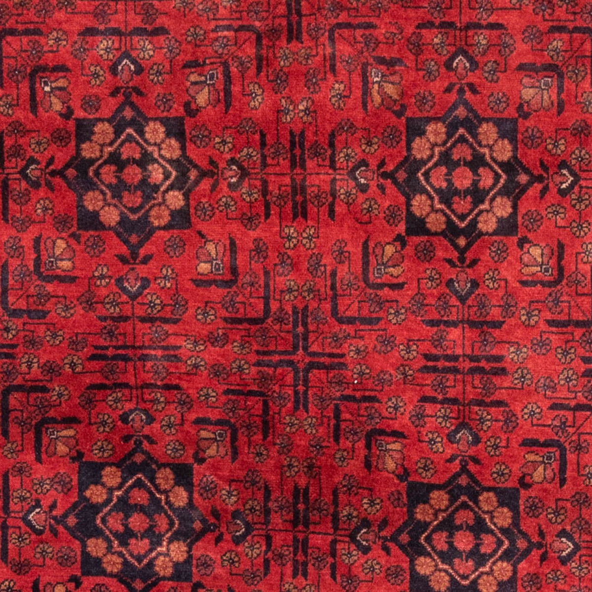 Afghaans tapijt - Kunduz - 193 x 129 cm - rood