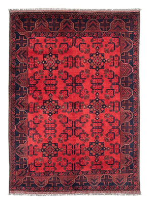 Afghaans tapijt - Kunduz - 184 x 127 cm - rood