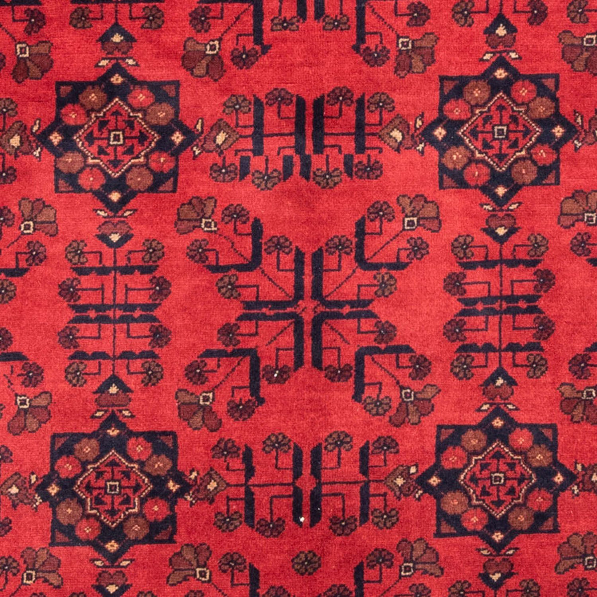 Afghaans tapijt - Kunduz - 184 x 127 cm - rood