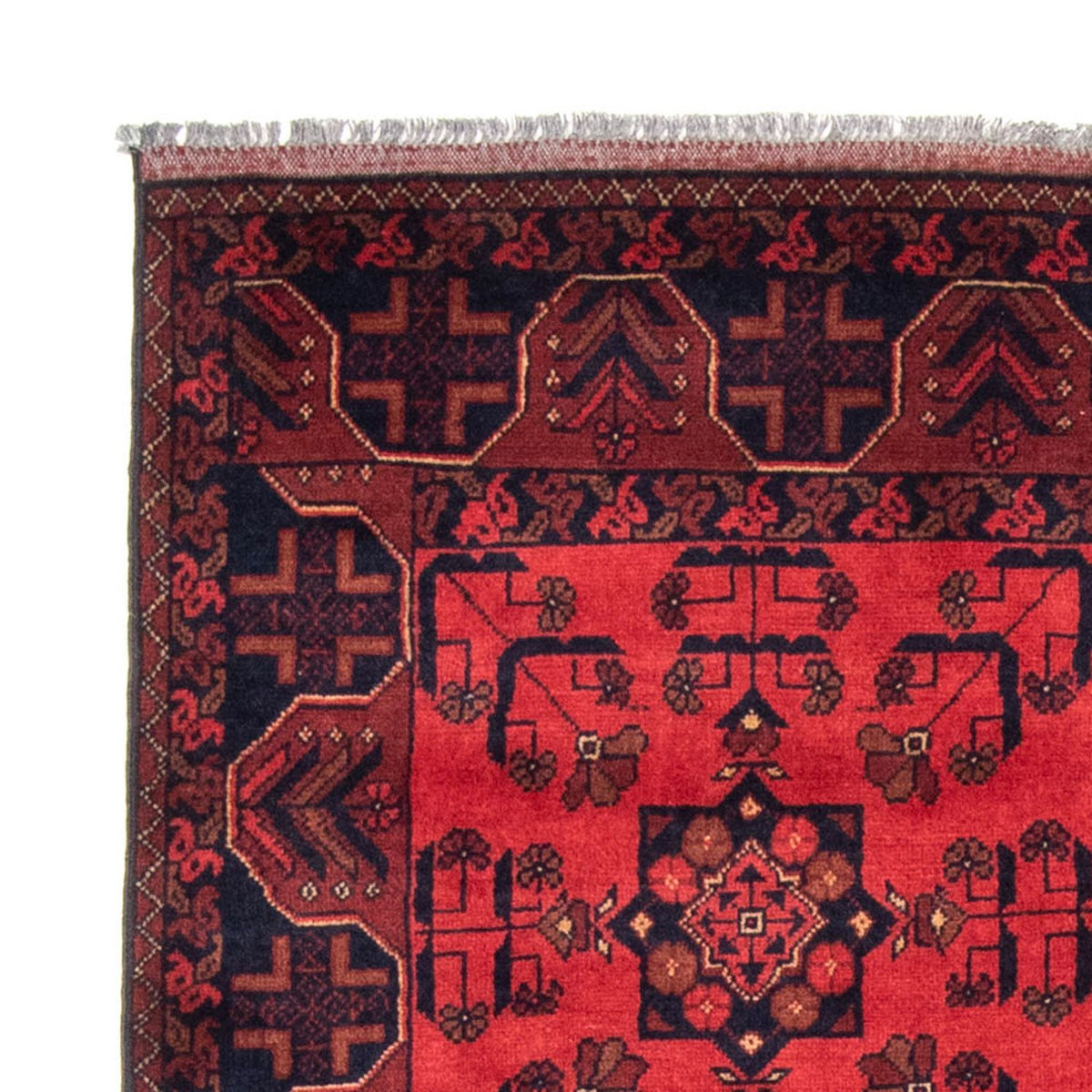 Afghaans tapijt - Kunduz - 184 x 127 cm - rood