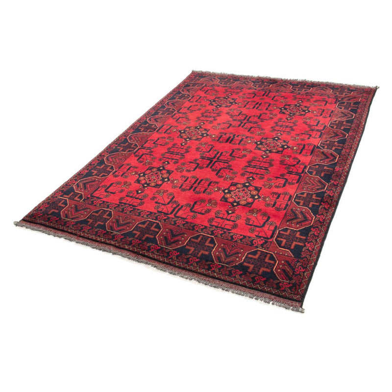 Afghaans tapijt - Kunduz - 184 x 127 cm - rood
