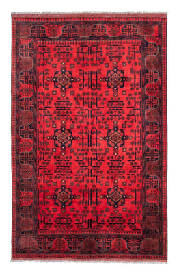 Afghaans tapijt - Kunduz - 195 x 128 cm - rood