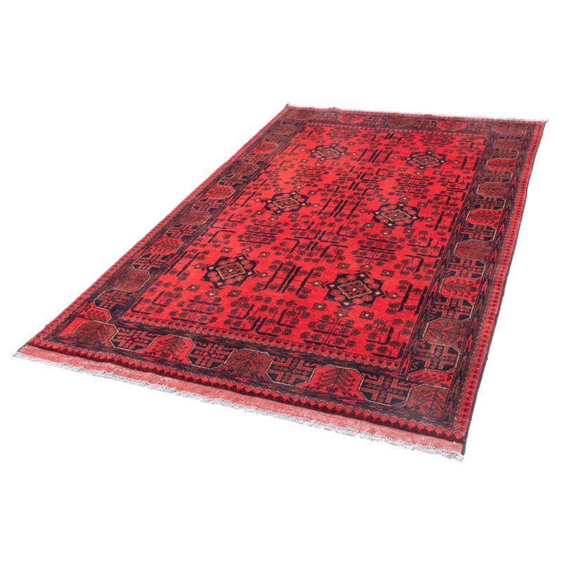Afghaans tapijt - Kunduz - 195 x 128 cm - rood