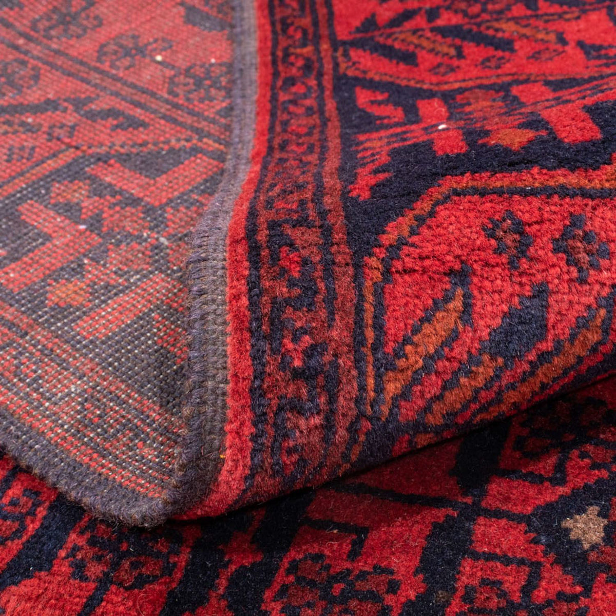 Afghaans tapijt - Kunduz - 186 x 126 cm - rood