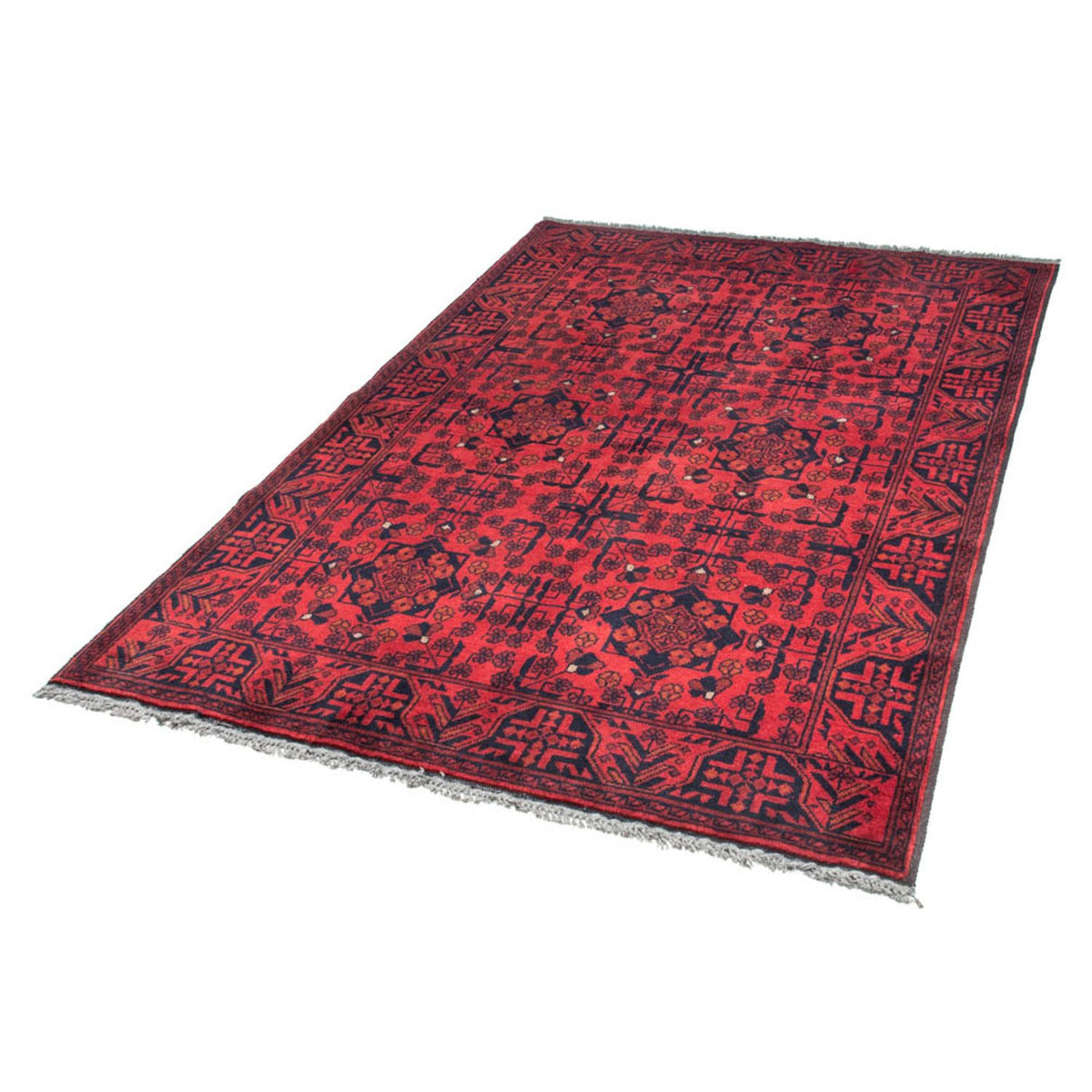 Afghaans tapijt - Kunduz - 186 x 126 cm - rood