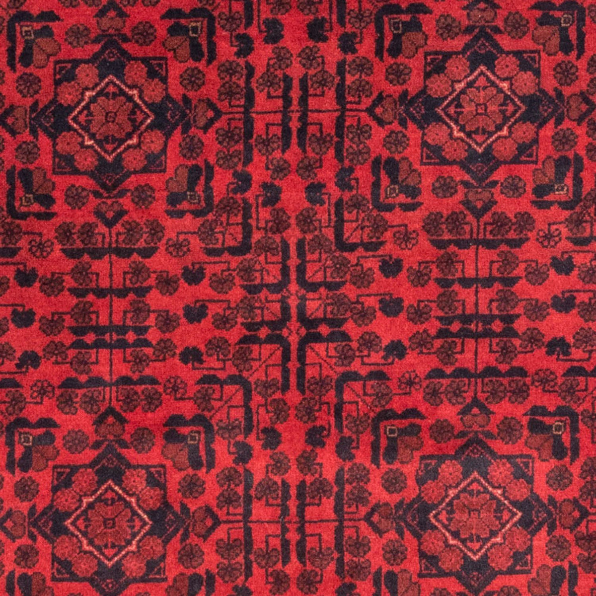 Afghaans tapijt - Kunduz - 187 x 122 cm - rood