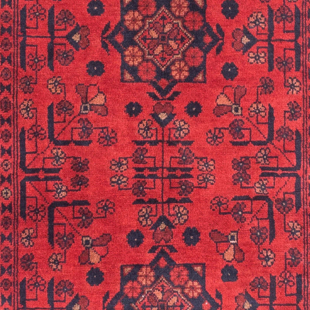 Afghaans tapijt - Kunduz - 151 x 103 cm - rood
