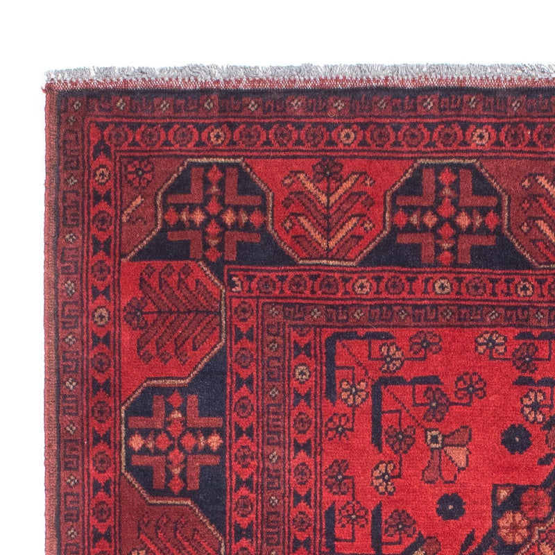 Afghaans tapijt - Kunduz - 151 x 103 cm - rood