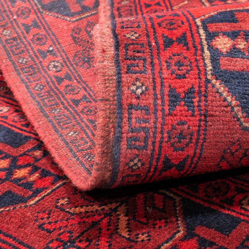 Afghaans tapijt - Kunduz - 151 x 103 cm - rood