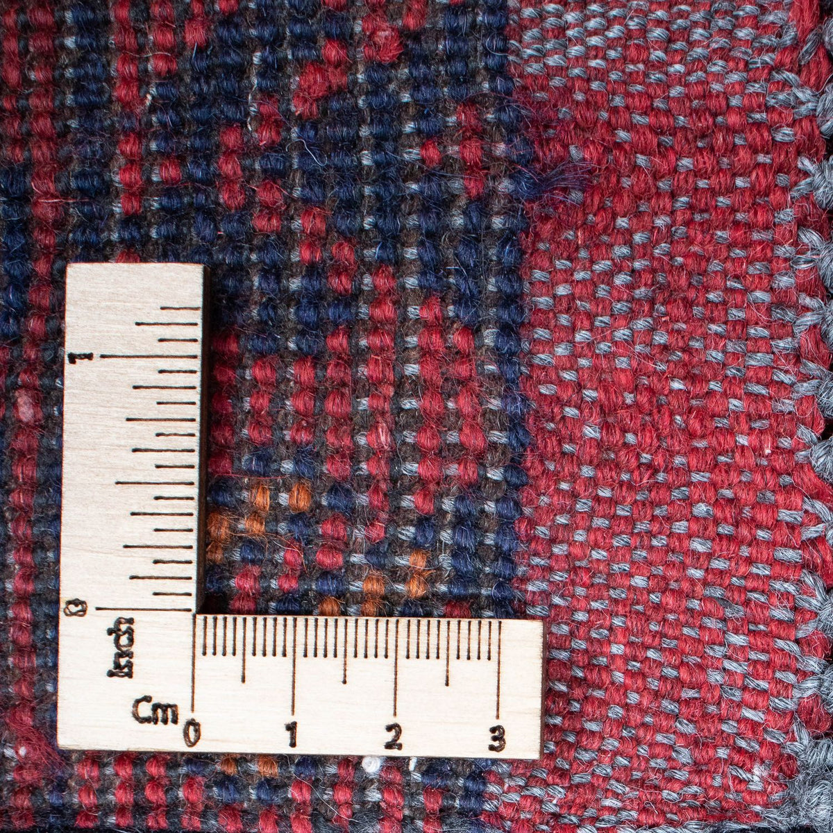 Loper Afghaans tapijt - Kunduz - 285 x 83 cm - donkerrood