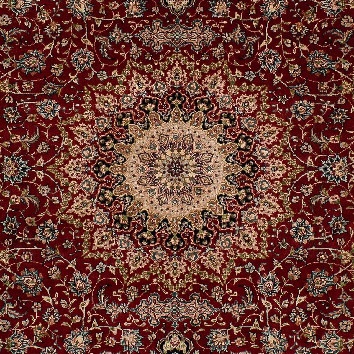 Zijden tapijt - China zijde - 183 x 122 cm - donkerrood