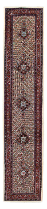 Loper Perzisch tapijt - Klassiek - 396 x 81 cm - beige