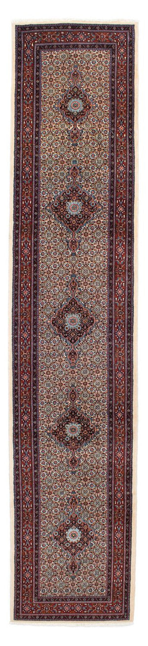 Loper Perzisch tapijt - Klassiek - 396 x 81 cm - beige