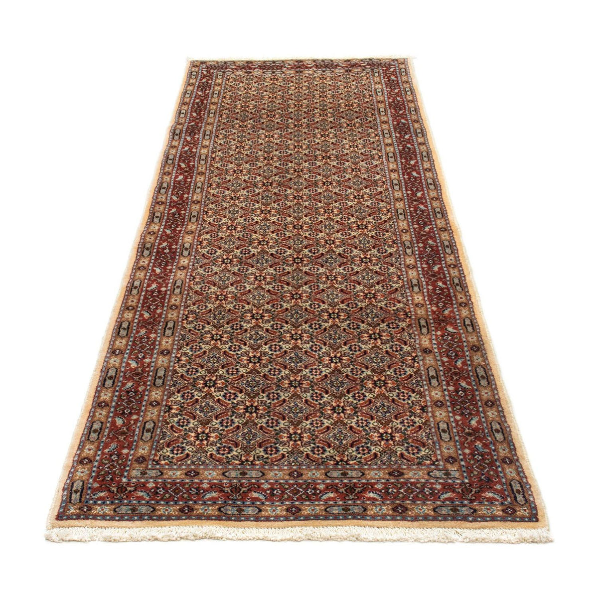 Loper Perzisch tapijt - Klassiek - 246 x 80 cm - beige