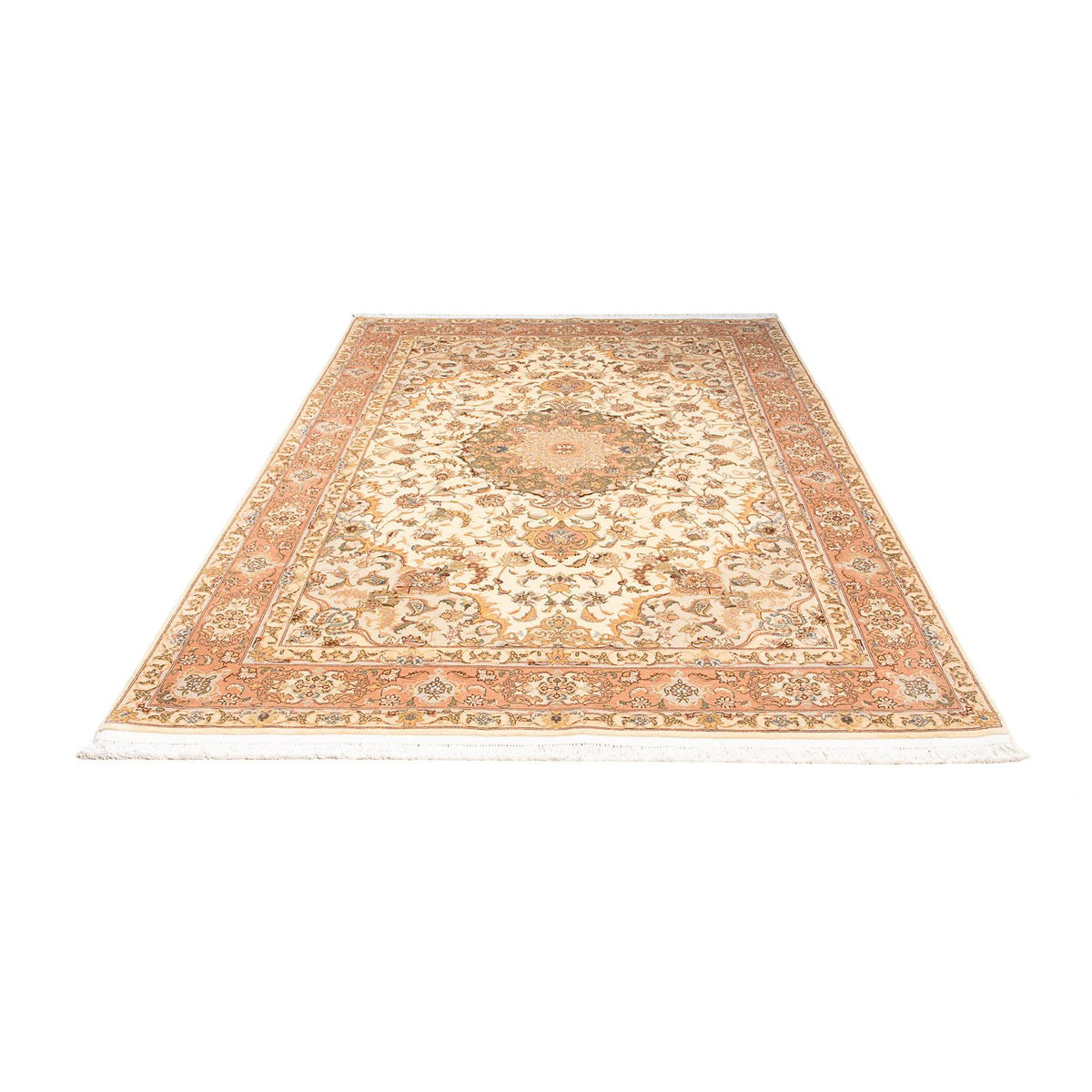 Perzisch tapijt - Tabriz - Royal - 244 x 168 cm - beige