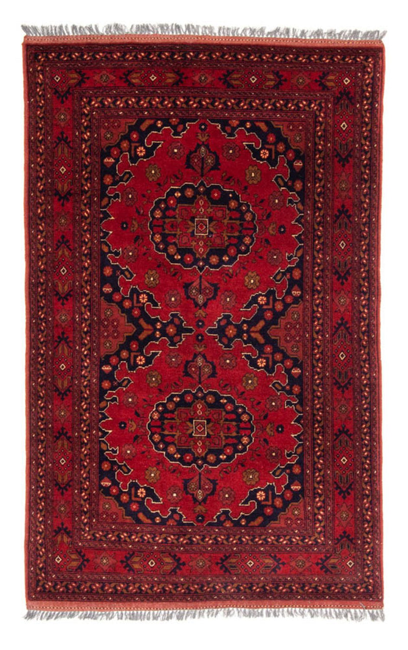 Afghaans tapijt - Kunduz - 200 x 120 cm - rood