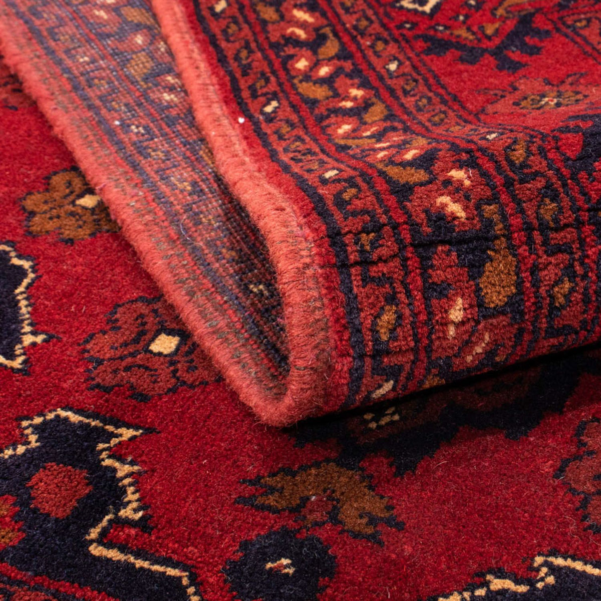 Afghaans tapijt - Kunduz - 200 x 120 cm - rood