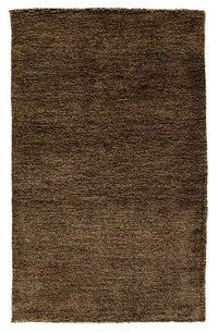 Gabbeh tapijt - Indus - 100 x 62 cm - donkerbruin