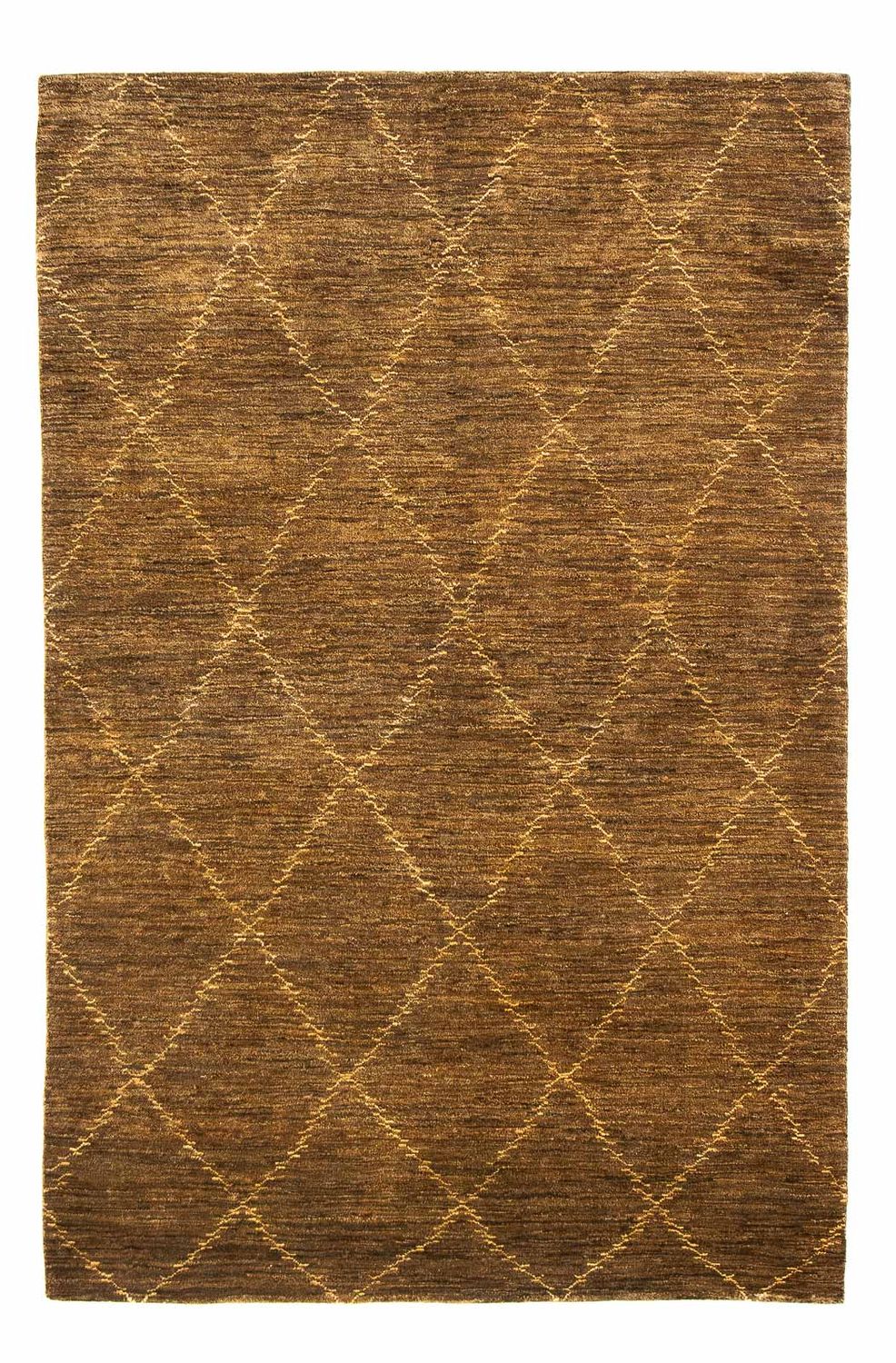 Gabbeh tapijt - Indus - 205 x 137 cm - bruin