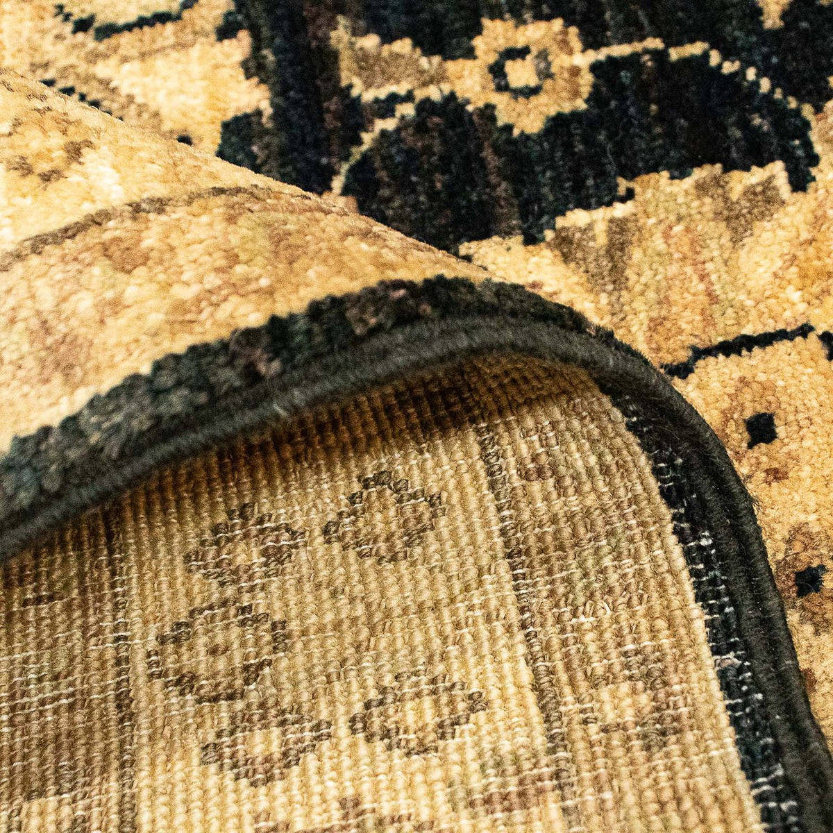 Ziegler tapijt - 86 x 62 cm - donkerblauw