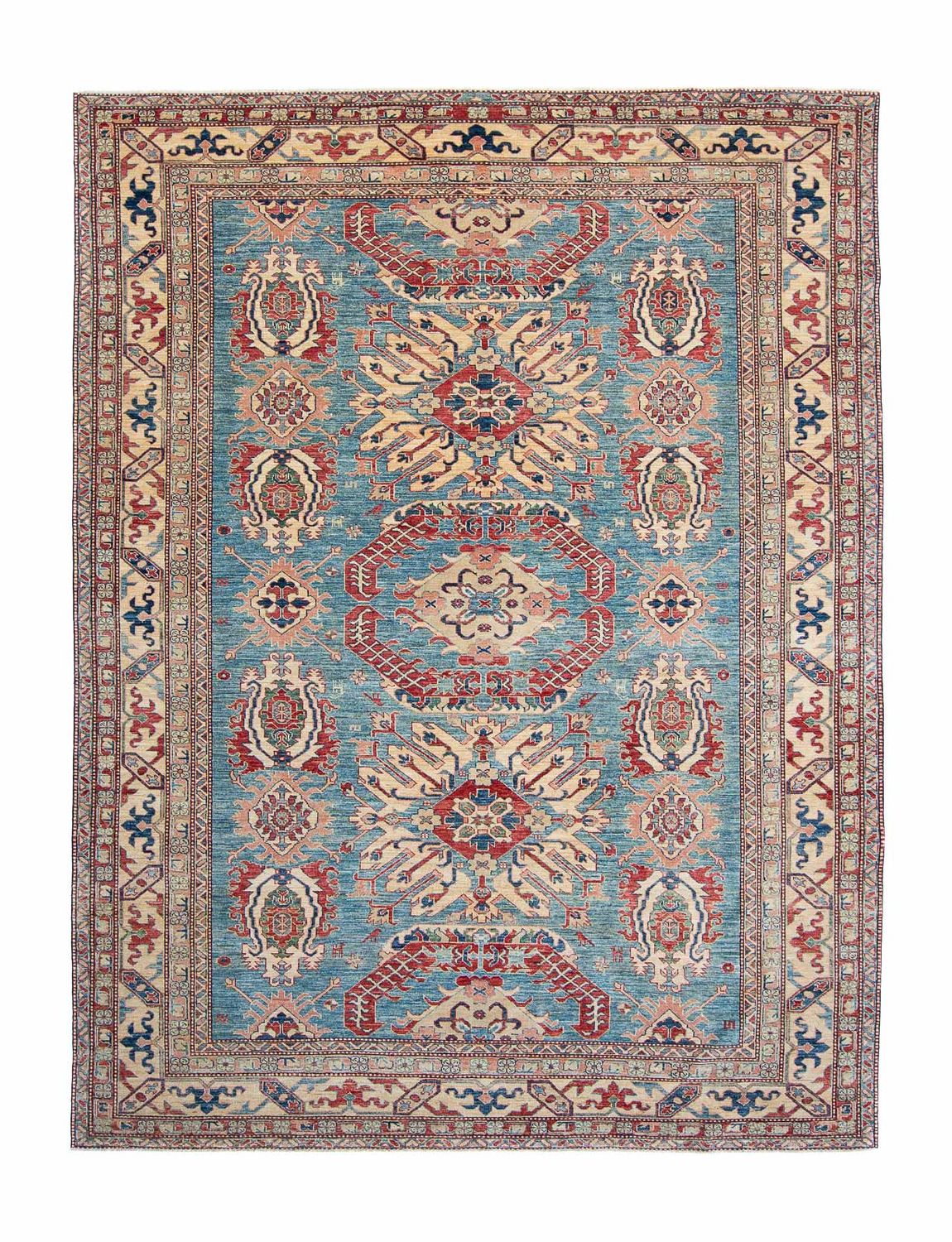 Ziegler Tapijt - Kazak - 322 x 244 cm - turkoois