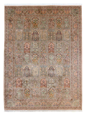 Zijden tapijt - Kashmir Silk - 336 x 251 cm - veelkleurig