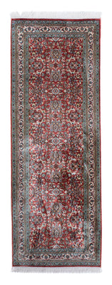 Loper Zijden tapijt - Kashmir Silk - 179 x 64 cm - donkerrood