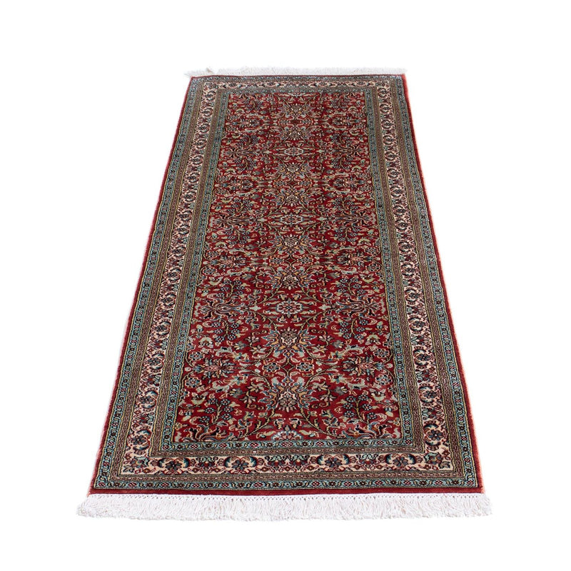 Loper Zijden tapijt - Kashmir Silk - 179 x 64 cm - donkerrood