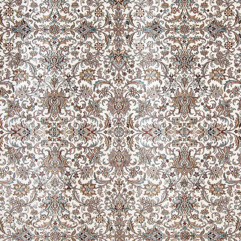 Zijden tapijt - Kashmir Silk vierkant  - 246 x 243 cm - beige