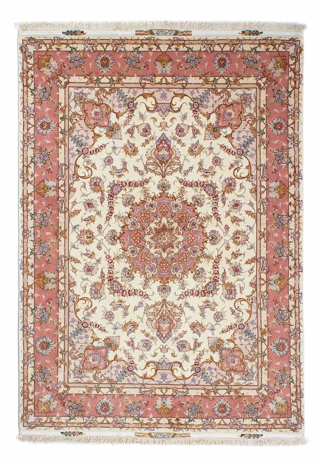 Perzisch tapijt - Tabriz - Royal - 207 x 150 cm - beige