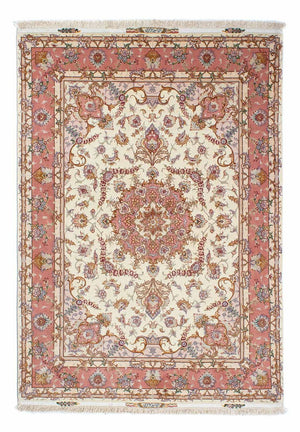 Perzisch tapijt - Tabriz - Royal - 207 x 150 cm - beige