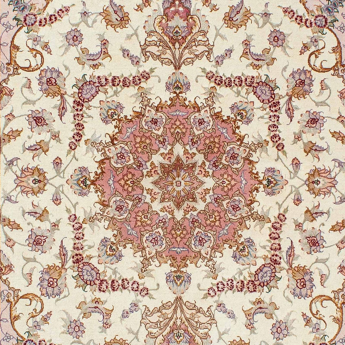 Perzisch tapijt - Tabriz - Royal - 207 x 150 cm - beige