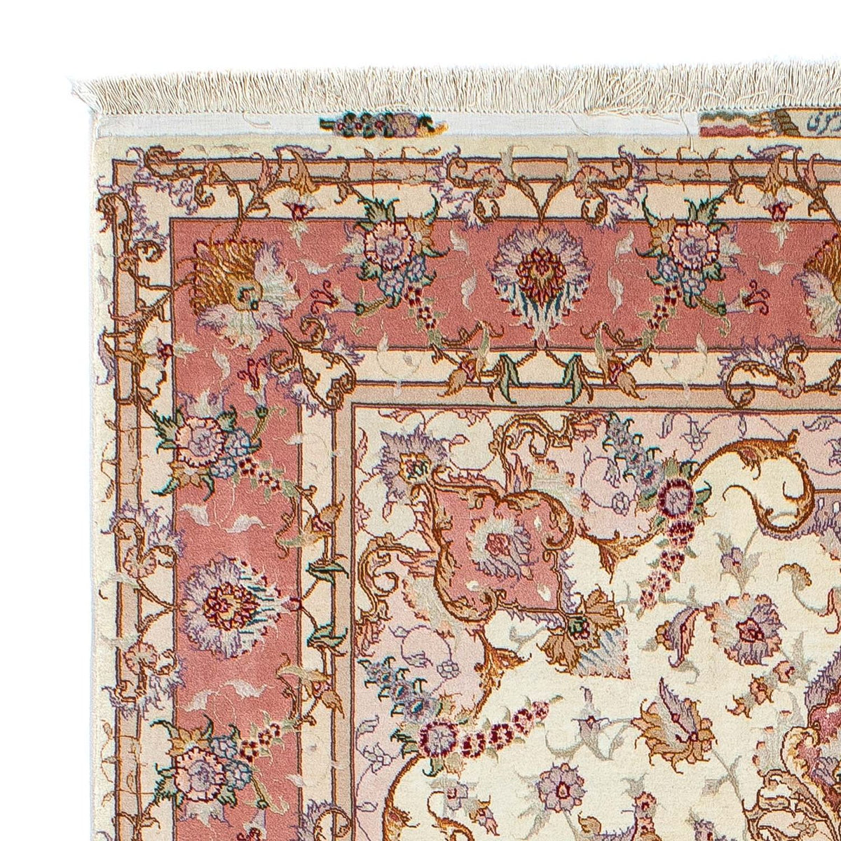 Perzisch tapijt - Tabriz - Royal - 207 x 150 cm - beige