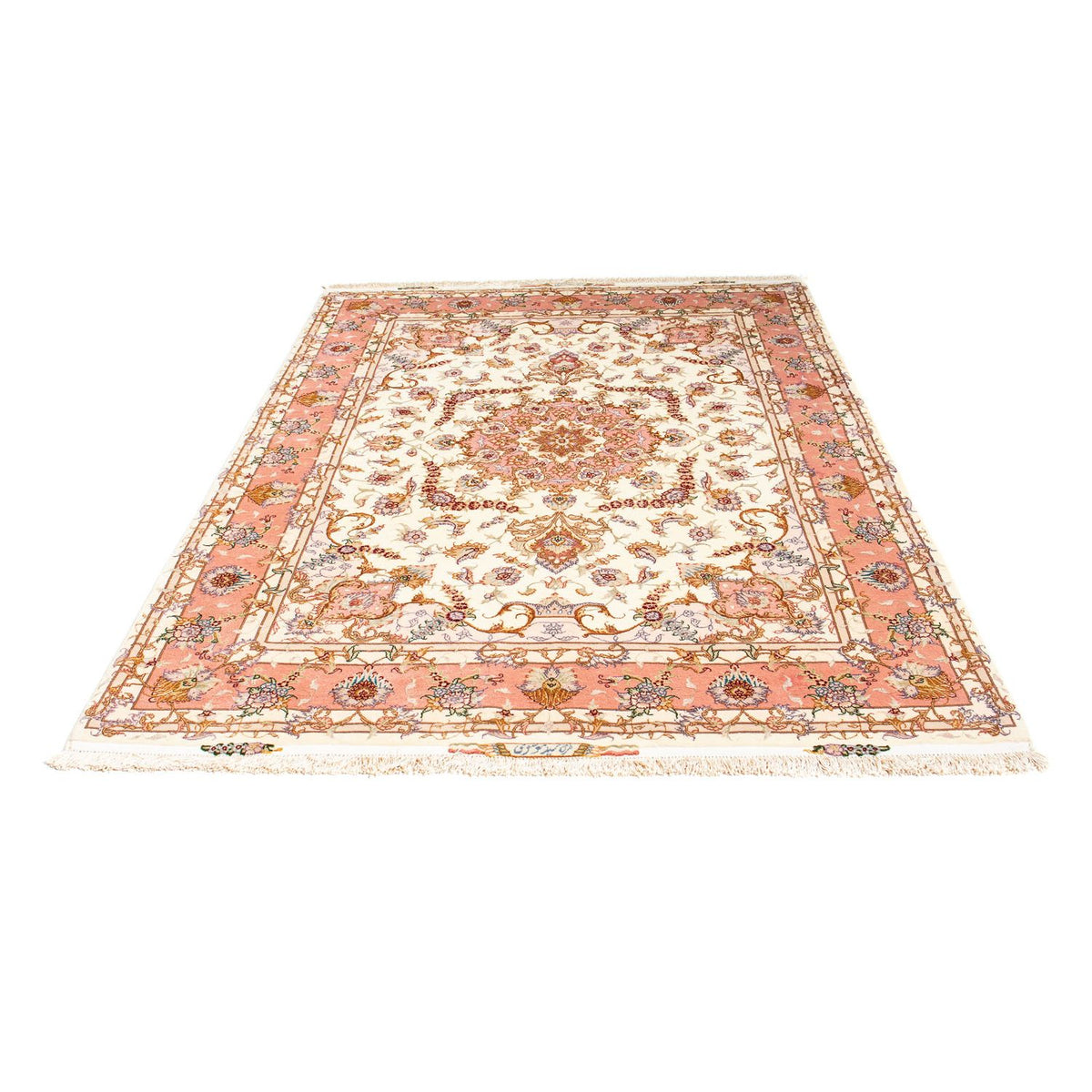 Perzisch tapijt - Tabriz - Royal - 207 x 150 cm - beige