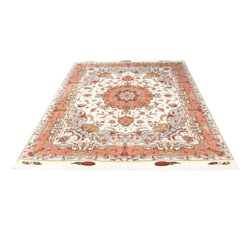 Perzisch tapijt - Tabriz - Royal - 196 x 153 cm - beige