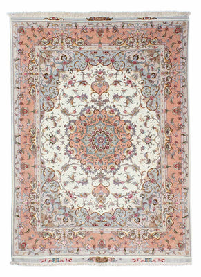 Perzisch tapijt - Tabriz - Royal - 203 x 152 cm - beige