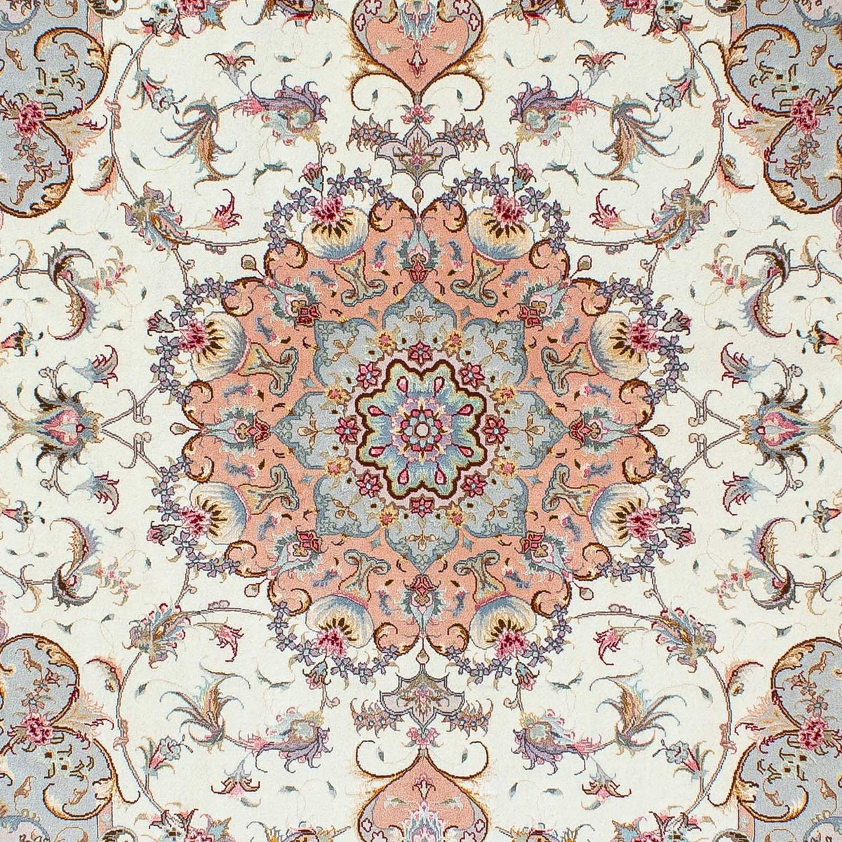 Perzisch tapijt - Tabriz - Royal - 203 x 152 cm - beige