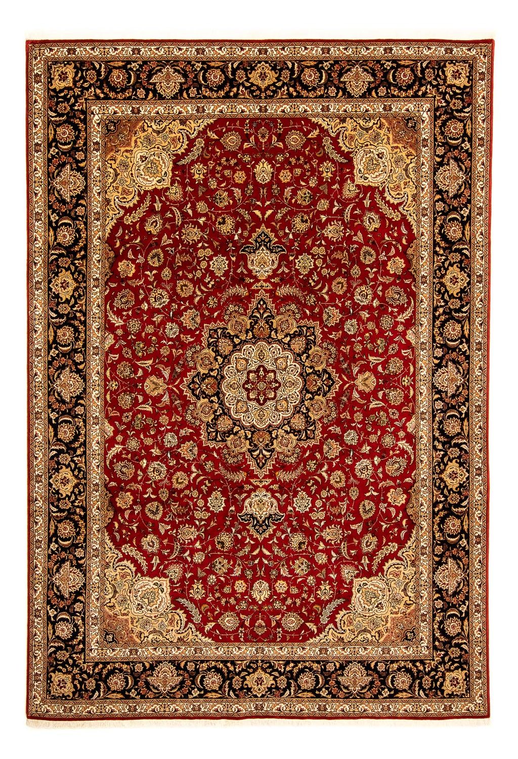 Perzisch tapijt - Tabriz - Royal - 350 x 245 cm - donkerrood