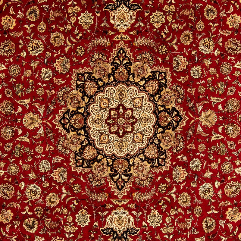 Perzisch tapijt - Tabriz - Royal - 350 x 245 cm - donkerrood