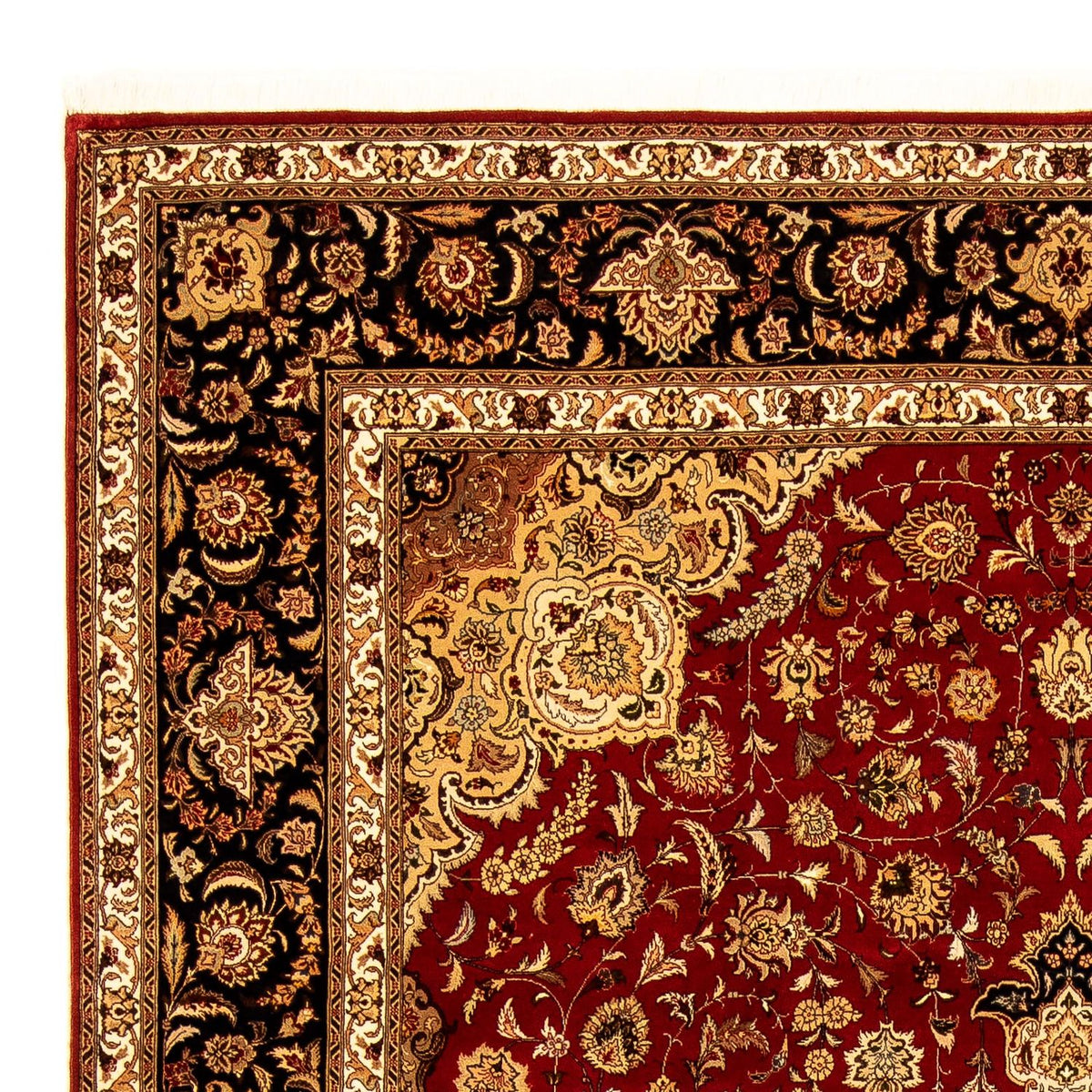 Perzisch tapijt - Tabriz - Royal - 350 x 245 cm - donkerrood