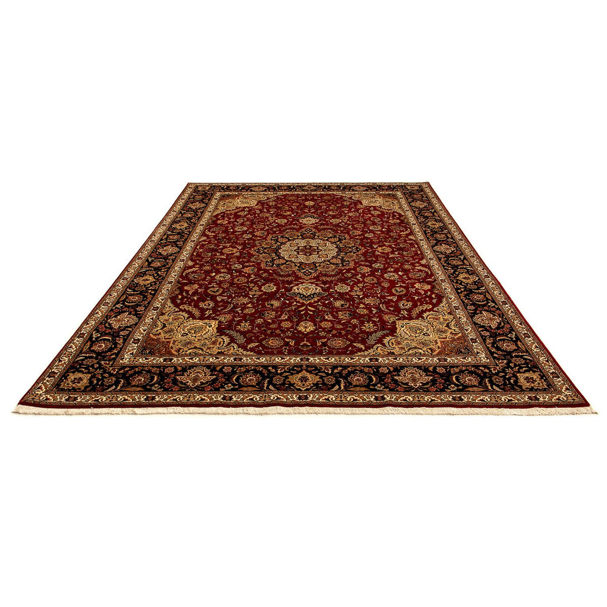 Perzisch tapijt - Tabriz - Royal - 350 x 245 cm - donkerrood