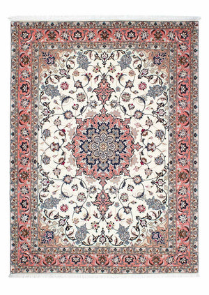 Perzisch tapijt - Tabriz - Royal - 211 x 153 cm - beige