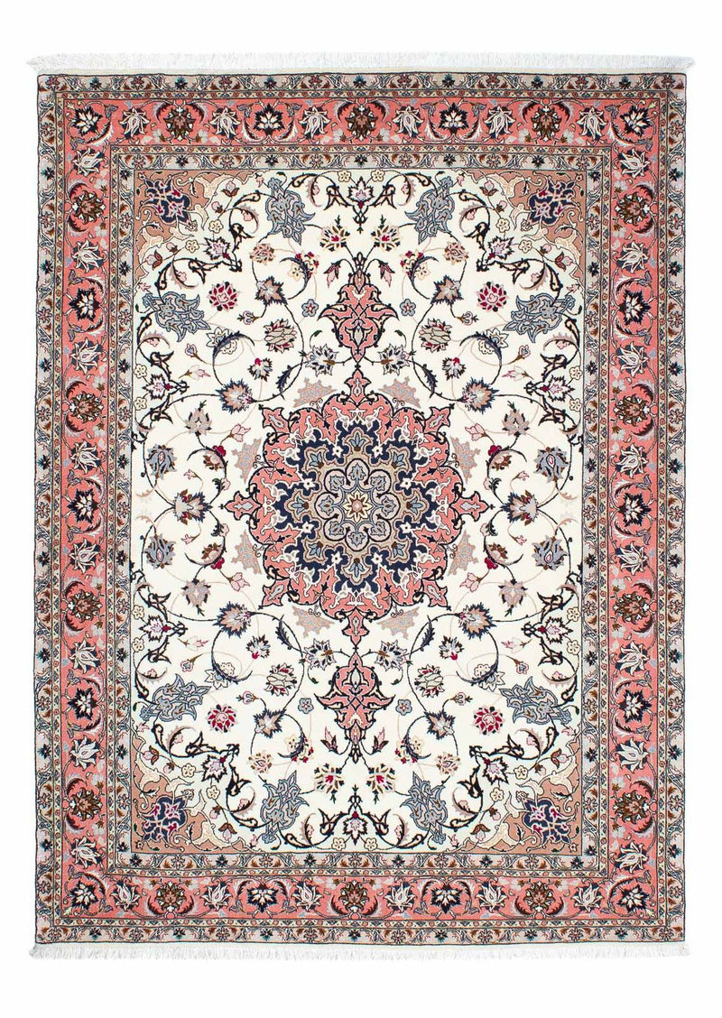 Perzisch tapijt - Tabriz - Royal - 211 x 153 cm - beige