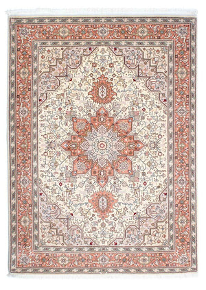 Perzisch tapijt - Tabriz - Royal - 211 x 151 cm - beige