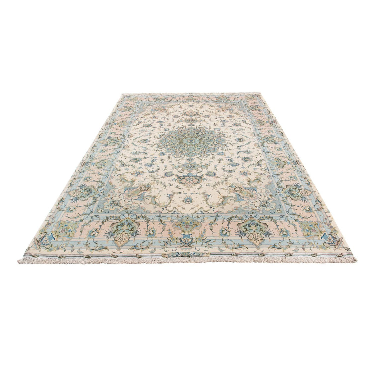 Perzisch tapijt - Tabriz - Royal - 305 x 197 cm - beige