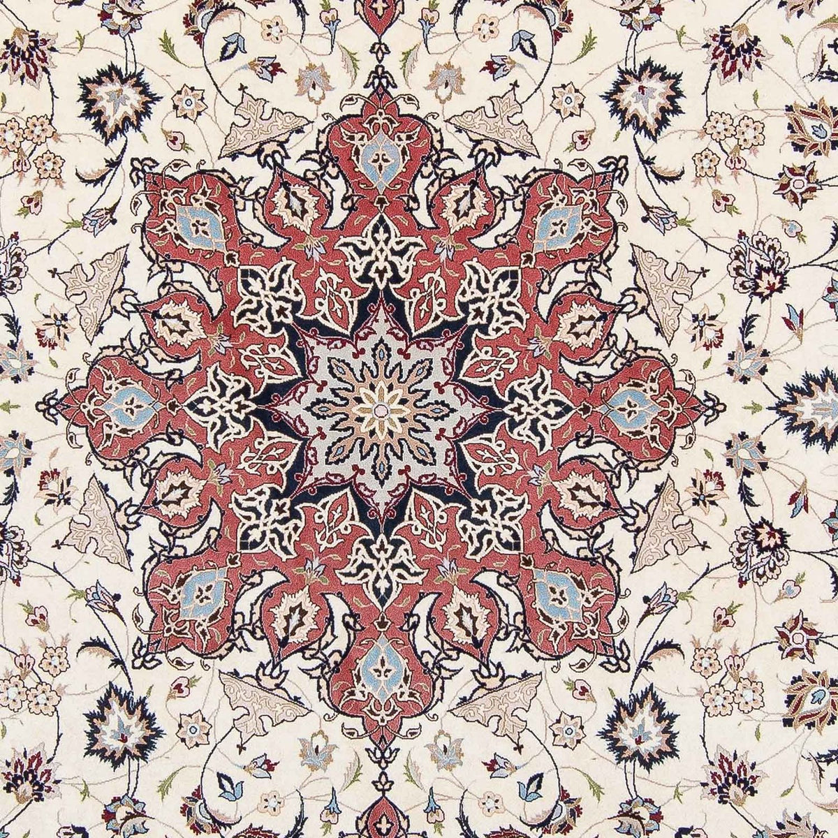 Perzisch tapijt - Tabriz - Royal - 357 x 251 cm - beige
