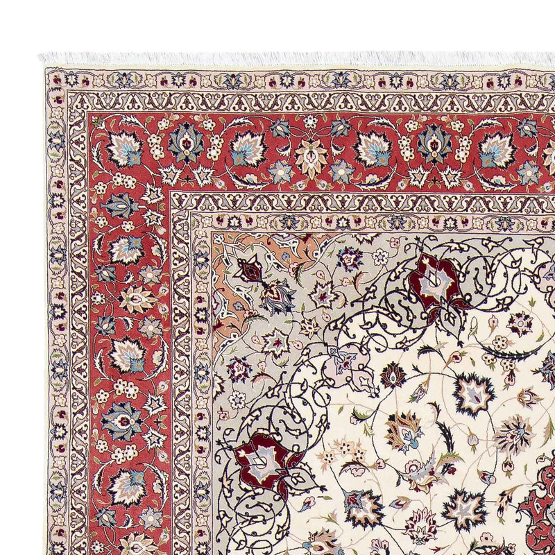 Perzisch tapijt - Tabriz - Royal - 357 x 251 cm - beige
