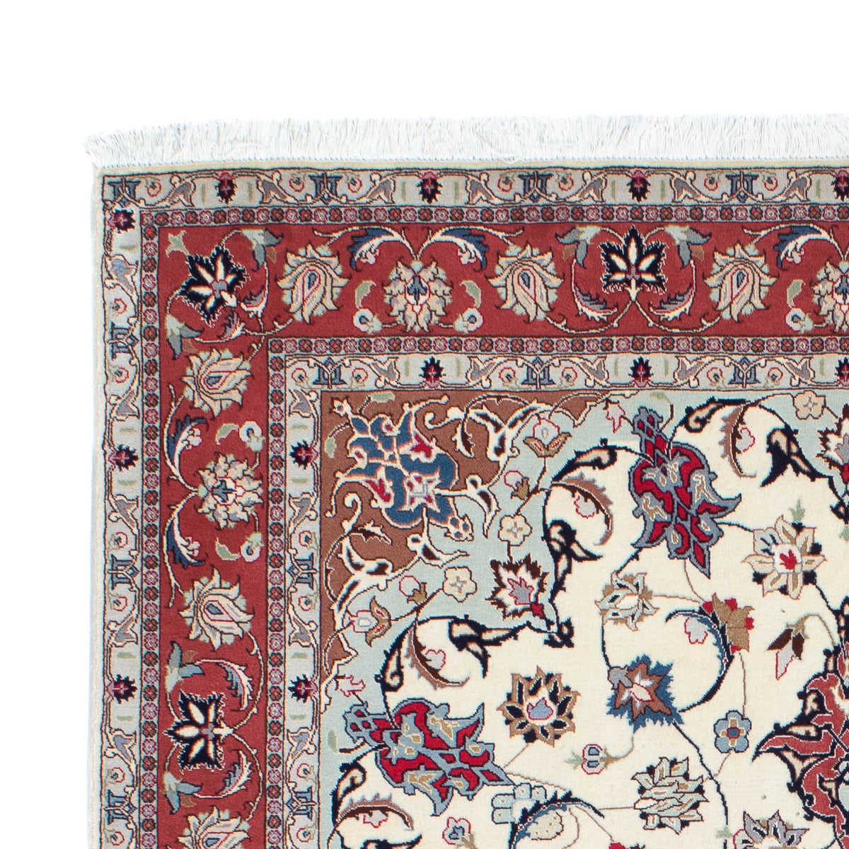 Perzisch tapijt - Tabriz - Royal - 203 x 150 cm - beige