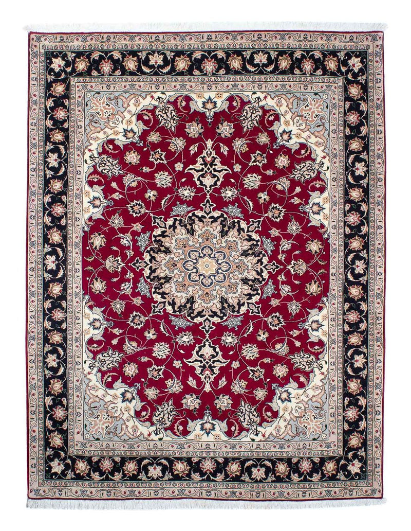 Perzisch tapijt - Tabriz - Royal - 204 x 153 cm - donkerrood
