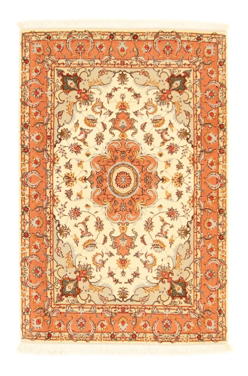 Perzisch tapijt - Tabriz - Royal - 152 x 102 cm - beige